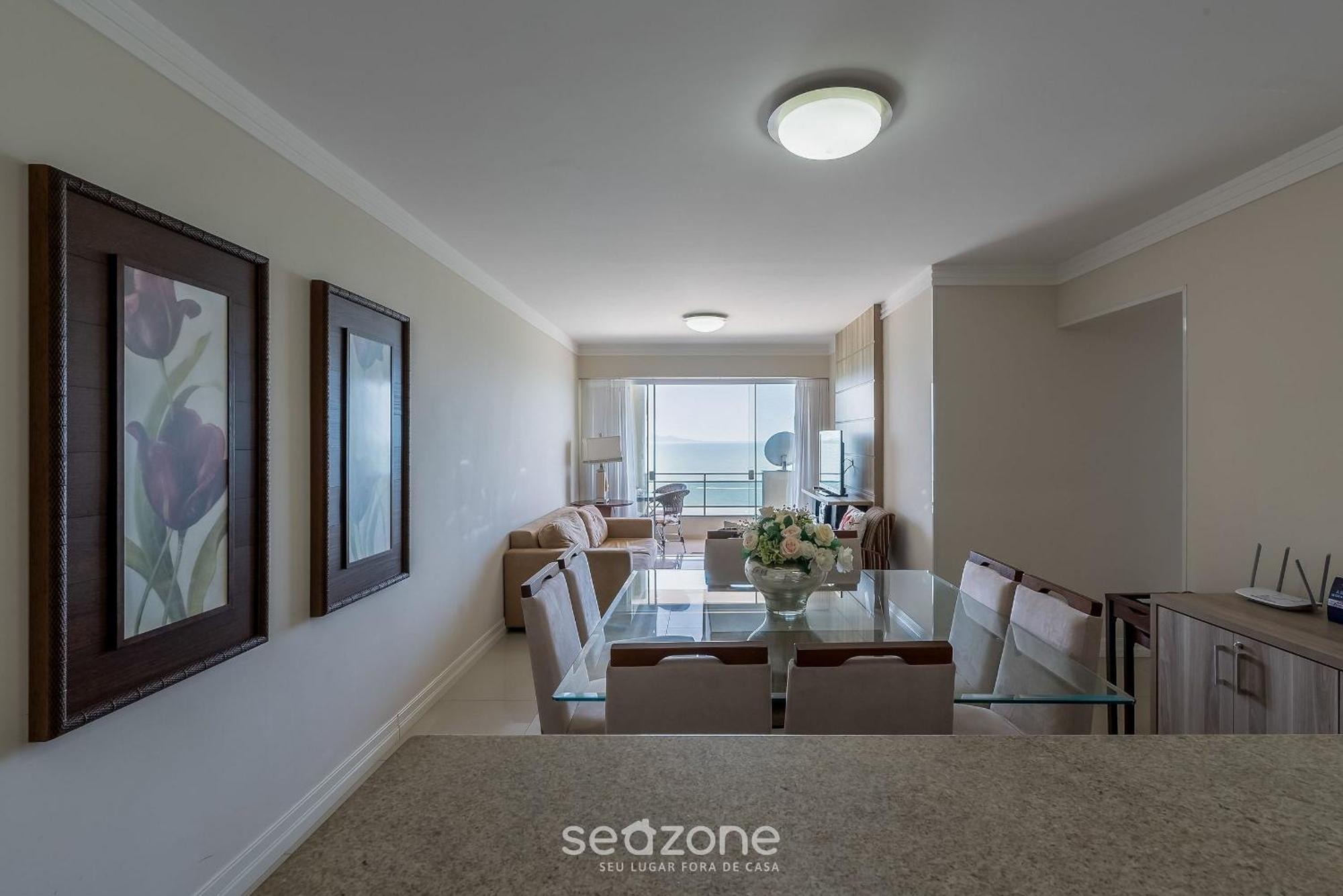 Apartamento Apto Aconchegante 3q Com Varanda Vista Mar Cet1702 *