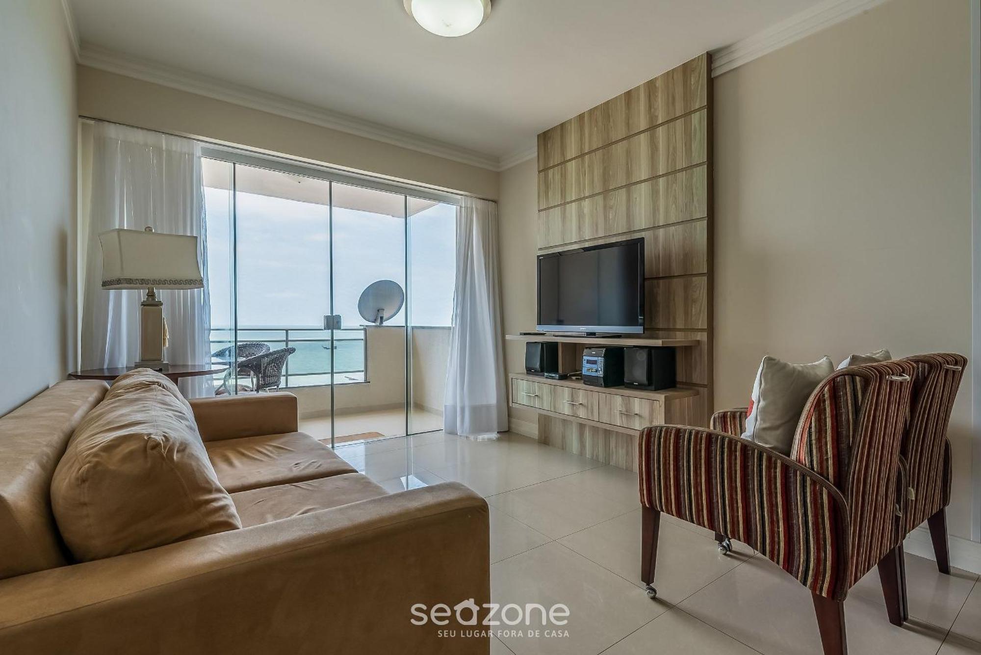 Apartment Aconchegante Apto Com Varanda Vista Mar Cet1702 *