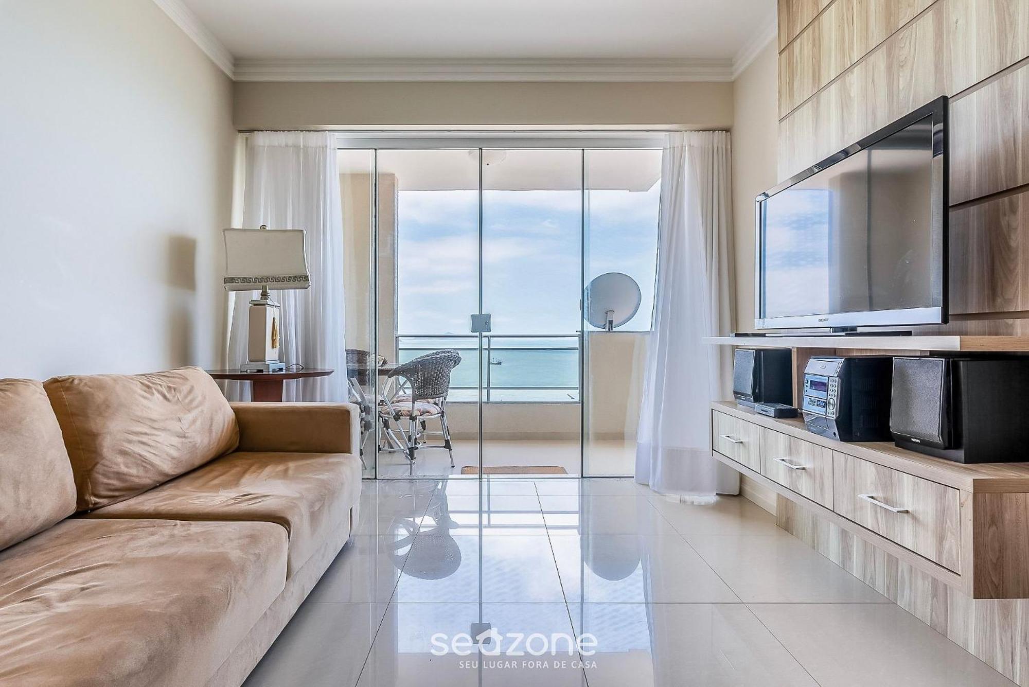Aconchegante Apto Com Varanda Vista Mar Cet1702 * Balneario Camboriu