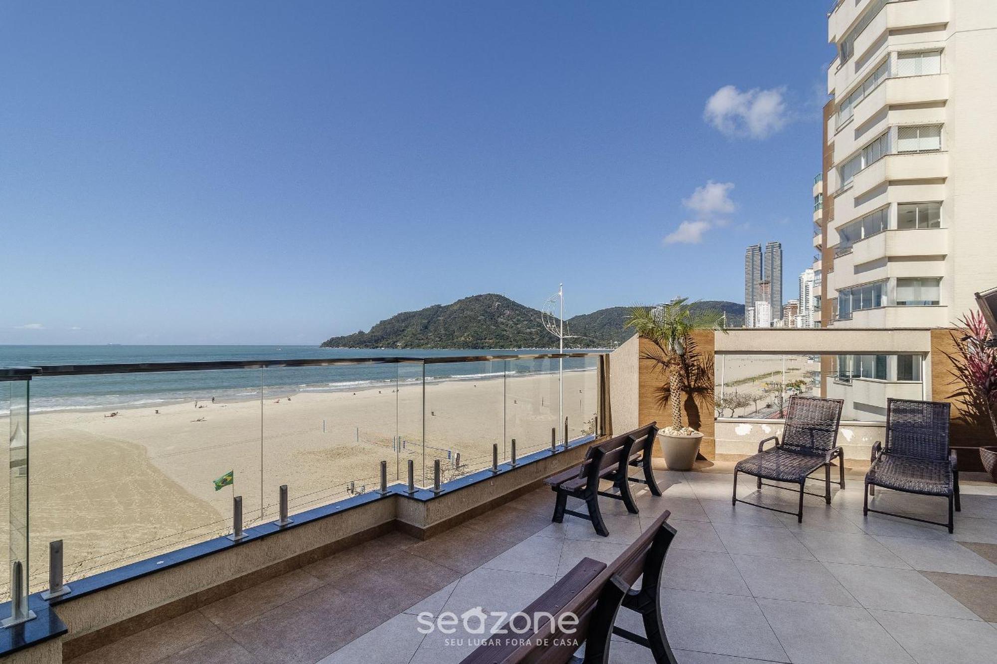 Aconchegante Apto Com Varanda Vista Mar Cet1702
